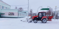 Работы по уборке снега начались в Вейделевском районе - Сетевое издание Пламя 31