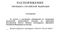 Коллектив «Белгородэнерго» удостоен благодарности Президента Российской Федерации. - Вейделевский район